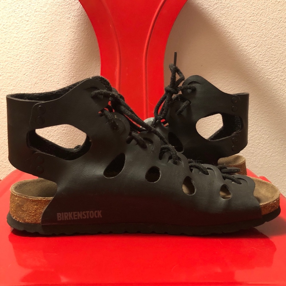 Black lace up Denver Birkenstock